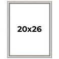thumbnail image 1 of 20x26 Frame Silver Real Wood Picture Frame Width 1.25 Inches | Interior Frame Depth 0.5 Inches |, 1 of 8