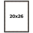 thumbnail image 1 of 20x26 Frame Silver Real Wood Picture Frame Width 1.25 Inches | Interior Frame Depth 0.75 Inches |, 1 of 8