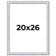 thumbnail image 1 of 20x26 Frame Sterling Silver Solid Wood Picture Frame | 1.25 Inch Moulding Width | 0.75 Inch, 1 of 8