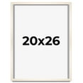 thumbnail image 1 of 20x26 Frame White Wheat Solid Wood Picture Frame | Moulding Width 0.75 Inches | Interior Depth 0.5, 1 of 8