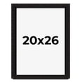thumbnail image 1 of 20x26 Shadow Box Black Solid Wood Display Picture Frame | 1 Inch Rabbet Depth | | 1.375 Inch, 1 of 4