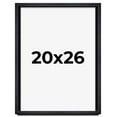 thumbnail image 1 of 20x26 Shadow Box Frame Black | 1 Inches Deep Real Wood Farmhouse Shadowbox Display Frame | UV, 1 of 6