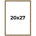 thumbnail image 1 of 20x27 Frame Gold Kingsley Distressed Solid Wood Picture Frame Width 0.75 Inches | Interior Frame, 1 of 8