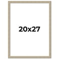 thumbnail image 1 of 20x27 Frame Grey Solid Wood Picture Frame Width 1 Inches | Interior Frame Depth 0.5 Inches |, 1 of 8