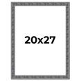 thumbnail image 1 of 20x27 Frame Silver Black Rustic Sonoma Solid Wood Picture Frame | 1.5 Inch Moulding Width |, 1 of 8
