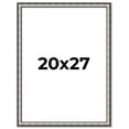 thumbnail image 1 of 20x27 Frame Silver Real Wood Picture Frame Width 1.125 Inches | Interior Frame Depth 0.5 Inches |, 1 of 8