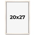 thumbnail image 1 of 20x27 Frame White Wheat Solid Wood Picture Frame | Moulding Width 0.75 Inches | Interior Depth 0.5, 1 of 8