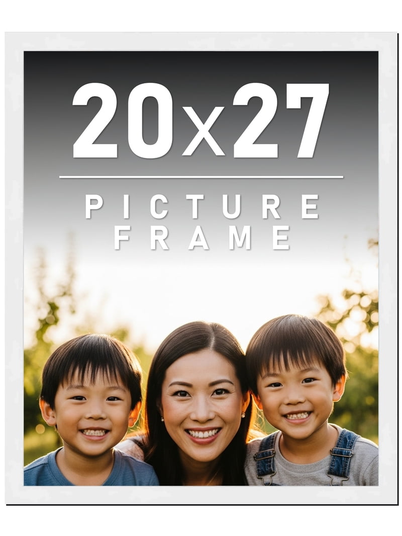 20x27 Frame White Wood Picture Frame - Puzzle Frame 20x27 Solid