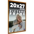thumbnail image 1 of 20x27 Honey Brown Real Wood Picture Frame Width 0.75 inches | Interior Frame Depth 0.5 inches |, 1 of 8