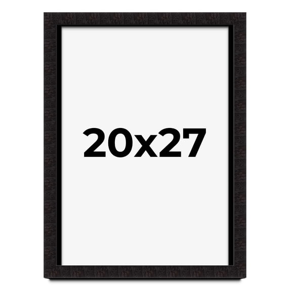20x27 Shadow Box Black Solid Wood Display Picture Frame | 1 Inch Rabbet Depth | | 1.375 Inch