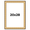 thumbnail image 1 of 20x28 Frame Gold Plein Aire Solid Wood Picture Frame Width 2 Inches | Interior Frame Depth 0.5, 1 of 8