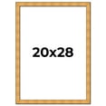 thumbnail image 1 of 20x28 Frame Gold Rustic Solid Wood Picture Frame | 1.25 Inch Wide Moulding | Rustique Gold, 1 of 8