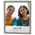 thumbnail image 1 of 20x28 Frame Grey Solid Wood Picture Frame Width 1 Inches | Interior Frame Depth 0.5 Inches |, 1 of 8