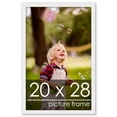 thumbnail image 1 of 20x28 Frame White Complete Wood Picture Frame with UV Acrylic, Foam Board Backing, & Hardware, 1 of 9