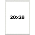 thumbnail image 1 of 20x28 Frame White Real Wood Picture Frame Width 0.75 inches | Interior Frame Depth 0.5 inches |, 1 of 8