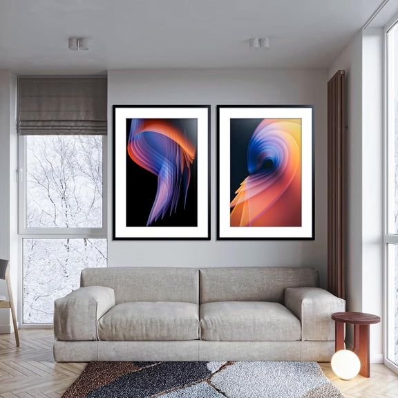 20x28 Metal Picture Frame - 20 x 28 Aluminum Puzzle Frame with Mat for 16x24 Photo, Tempered Glass Cover, Black Wall Hanging Photo Frame for Home Décor