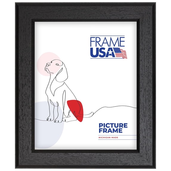 20x28 Picture Frame – Brown American Hardwoods Style 220-067, 1.5 Inch MDF Moulding, Includes Plexiglass and Backing – Wall Display Frame for Art, Posters, or Photos – Frame USA