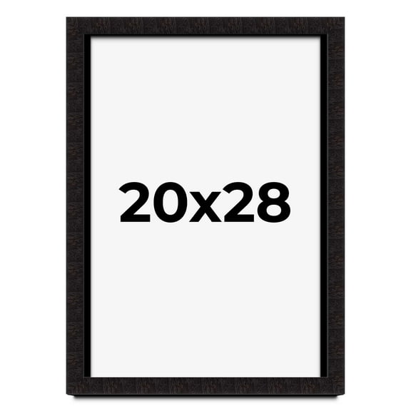 20x28 Shadow Box Black Solid Wood Display Picture Frame | 1 Inch Rabbet Depth | | 1.375 Inch
