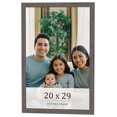 thumbnail image 1 of 20x29 Frame Blue Kingsley Pewter Solid Wood Picture Frame Width 0.75 Inches |Interior Depth 0.5, 1 of 8