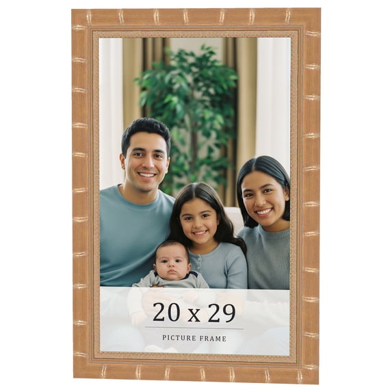 20x29 Frame Gold Real Wood Picture Frame Width 1.5 inches | Interior Frame Depth 0.5 inches |