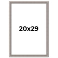 thumbnail image 1 of 20x29 Frame Grey Real Wood Picture Frame Width 1.25 inches | Interior Frame Depth 0.5 inches | Hans, 1 of 8