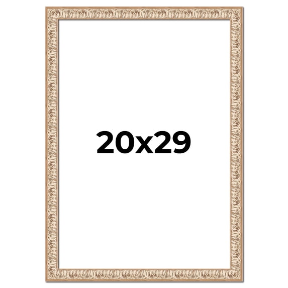 20x29 Frame White Real Wood Picture Frame Width 1.5 inches | Interior Frame Depth 0.5 inches |
