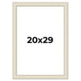 thumbnail image 1 of 20x29 Frame White Real Wood Picture Frame Width 1.75 inches | Interior Frame Depth 0.5 inches |, 1 of 8