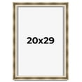 thumbnail image 1 of 20x29 Shadow Box Frame Silver | 1.75 inches Deep Real Wood Traditional Shadowbox Display Frame | UV, 1 of 8