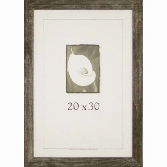 20x30 Farmhouse Barnwood Picture Frame w/Plexi-Glass Charcoal