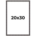 thumbnail image 1 of 20x30 Frame Brown Rustic Lacquered Walnut Solid Wood Picture Frame Width | 0.875 Inch Moulding, 1 of 8
