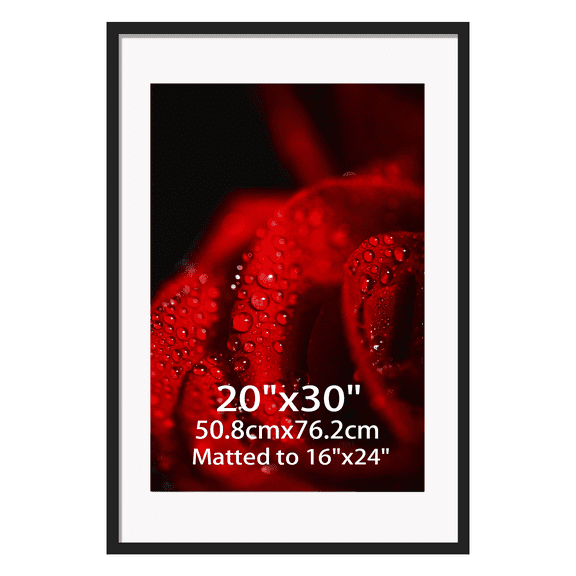 20x30 Frame Poster Frame for Wall Mounted, Black
