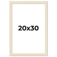 thumbnail image 1 of 20x30 Frame White Real Wood Picture Frame Width 1.5 inches | Interior Frame Depth 0.5 inches | Barn, 1 of 8