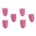 thumbnail image 1 of 20x30 Pack Of 6 Deep Pink Howlite Carved Owl Beads Genuine Gemstone Natural Jewelry Making, 1 of 1