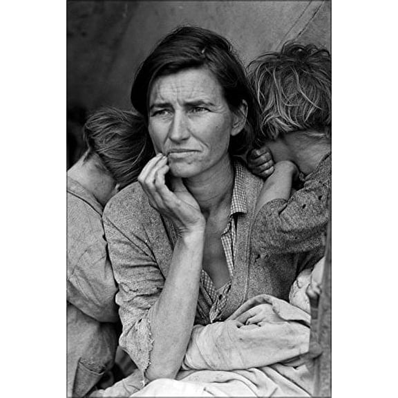 20x30 Poster; Migrant Mother By Dorthea Lange Great Depression Dust Bowl Poster