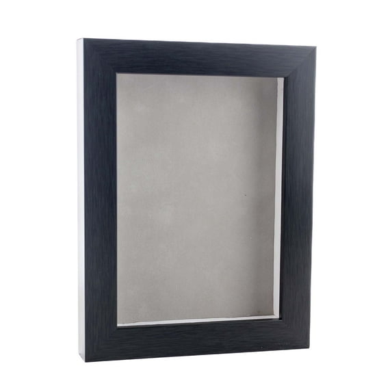 20x30 Shadow Box Frame Charcoal Gray Wood | With a 3/4" Usable Display Depth | Includes a Light