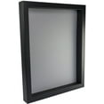 thumbnail image 1 of 20x30 Shadow Box Frame In Black With A 1 3/4" Usable Depth Includes Grey Acid-Free Backing, UV, 1 of 6
