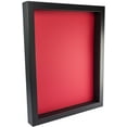 thumbnail image 1 of 20x30 Shadow Box Frame In Black With A 1 3/4" Usable Depth Includes Red Acid-Free Backing, UV, 1 of 6