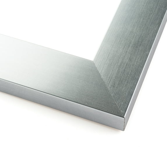 20x30 Silver Metallic Wood Frame - 'Brushed Steel' Medium - Great for Posters, Photos, Art Prints,