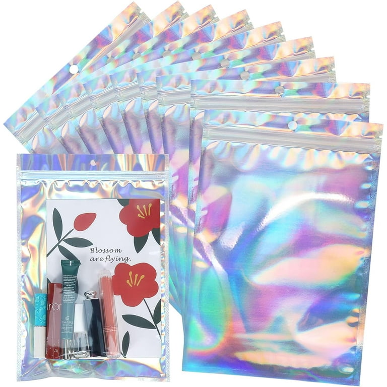 https://i5.walmartimages.com/seo/20x30cm-Zip-Lock-Bags-Large-Holographic-Mylar-Foil-Ziplock-Food-Storage-Bags-Sealable-Packaging-Gift-Pouch-Candy-Cookies-Jewellery-Lash-Lip-Gloss-Sam_1644247b-a9ce-4967-8bc4-0613107ed8cf.cbb0eb4db238f14368cce617c0dcda19.jpeg?odnHeight=768&odnWidth=768&odnBg=FFFFFF