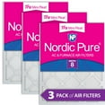thumbnail image 1 of 20x30x1 (19_3/4x29_3/4) Nordic Pure Tru Mini Pleat MERV 8 Air Filters 3 Pack, 1 of 7