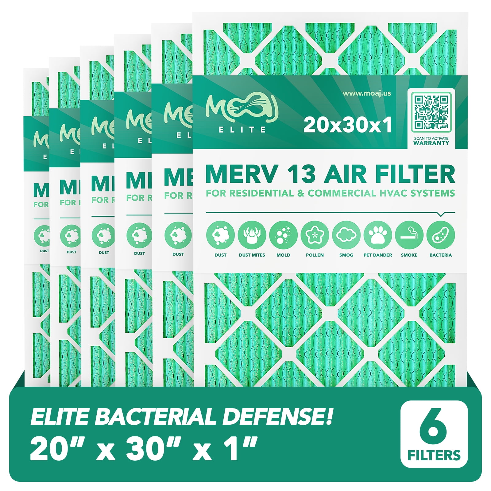 20x30x1-air-filter-6-pack-merv-13-moaj-elite-bacterial-viral