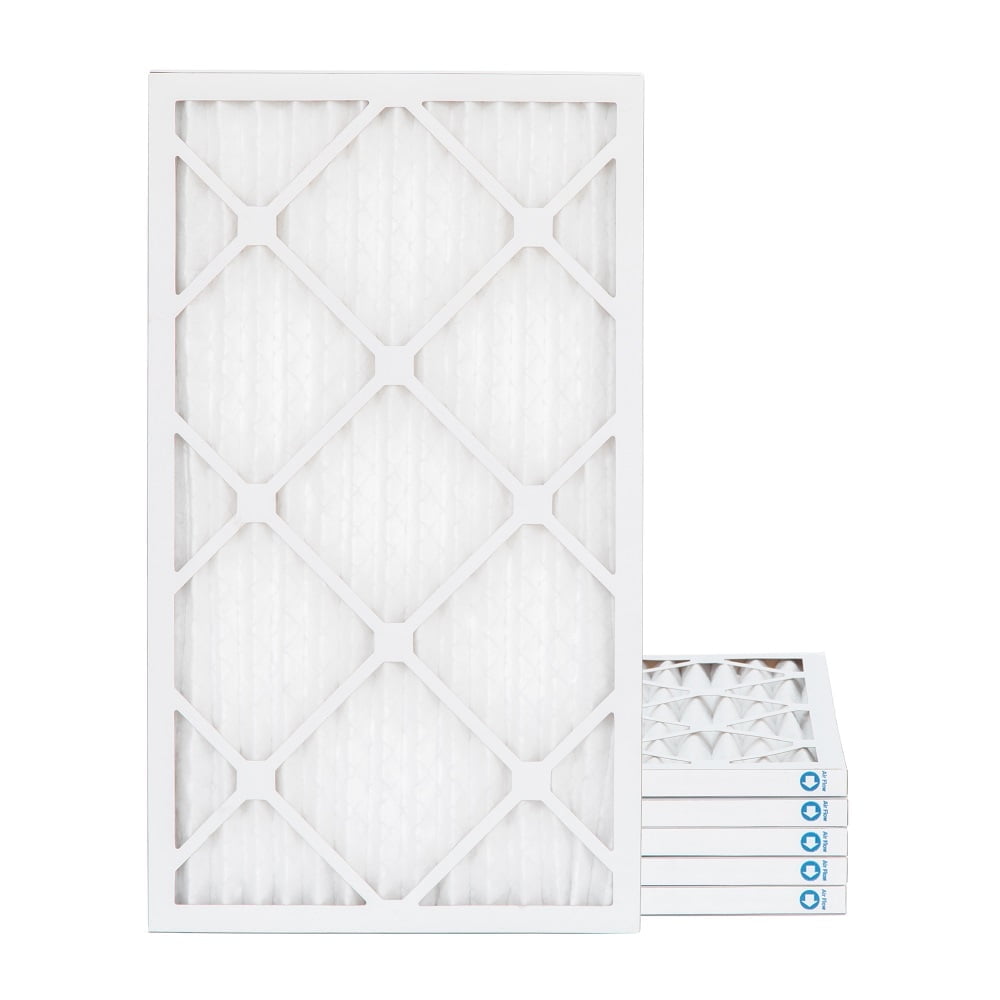 20x30x1 MERV 11 Pleated AC Furnace Air Filters. 6 Pack. Made in USA.