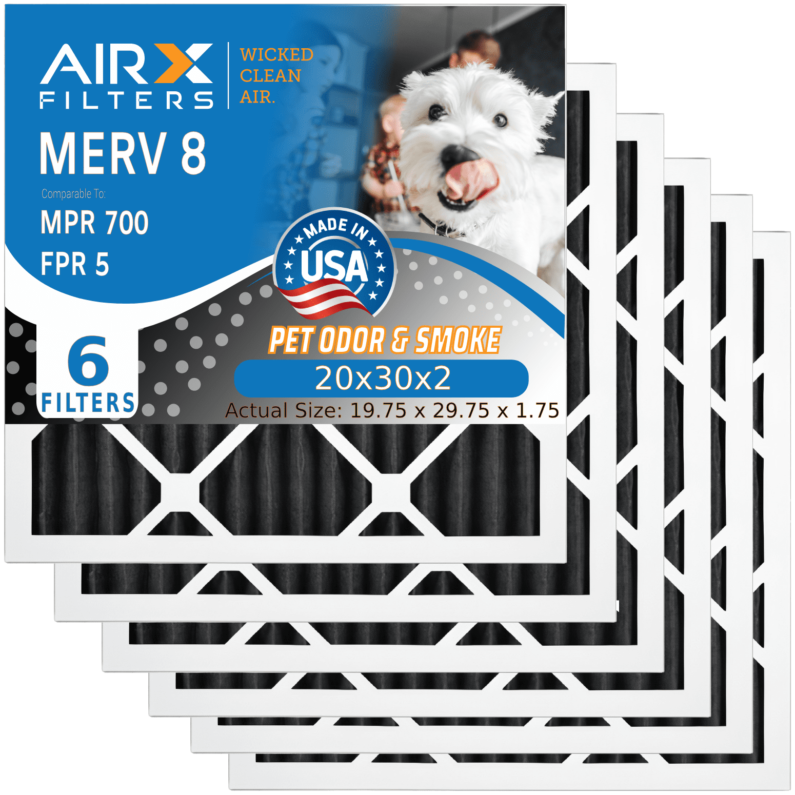 20x30x2 Air Filter Odor Eliminator Carbon Filter MERV 8 Comparable To 20x30x2-air-filter-odor-eliminator-carbon-filter-merv-8-comparable-to