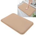 thumbnail image 1 of 20x31 ince Fluffy Foamed Slip Reducer Bath Rug, Machine Washable Area Bath Mat Rugs for Bathroom, Khaki, 1 of 8