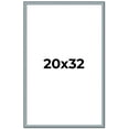 thumbnail image 1 of 20x32 Frame Blue Scuffed Farm Board Solid Wood Picture Frame Width 0.75 Inches | Interior Depth 0.5, 1 of 8