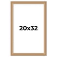 thumbnail image 1 of 20x32 Frame Charleston Honey Brown Solid Wood Picture Frame Width 1.75 Inches | Interior Depth 0.5, 1 of 8