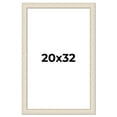 thumbnail image 1 of 20x32 Frame White Real Wood Picture Frame Width 1.75 inches | Interior Frame Depth 0.5 inches |, 1 of 8