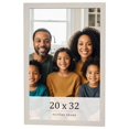 thumbnail image 1 of 20x32 Frame White Wheat Solid Wood Picture Frame | Moulding Width 0.75 Inches | Interior Depth 0.5, 1 of 8