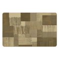 thumbnail image 1 of 20x32 Inch Bathroom Rug from Rockwood Collection - Durable Modern Geometric Patchwork Design, Perfect for Bedroom, Office, Living Room, Entryway on Hardwood Floors, 1 of 5