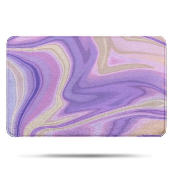 20x32 Inch Ultra Soft Faux Bath Mat Non Slip Absorbent Microfiber ...